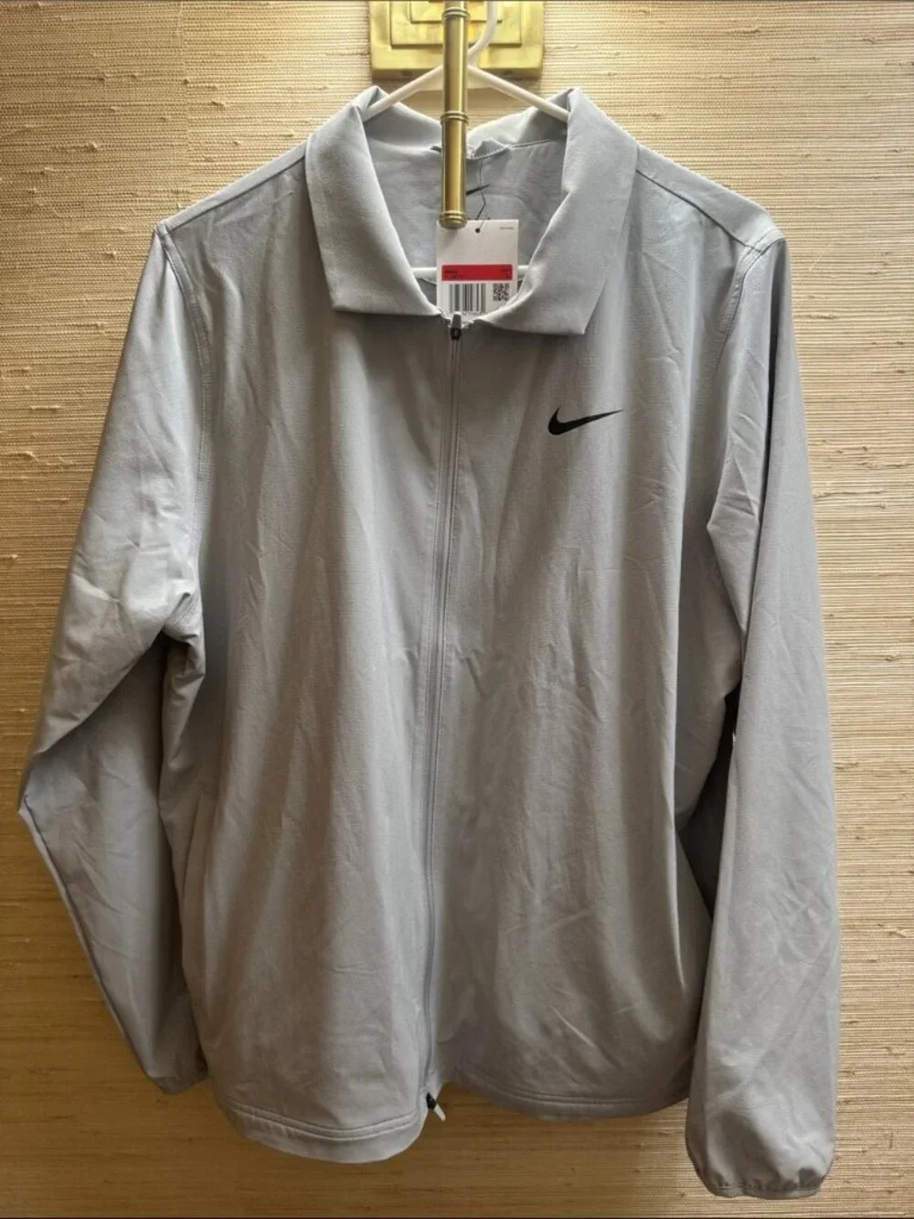 Nike Golf Full Zip Performance Jacket Men's Large NWT Gray Dri-FIT